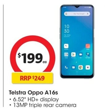 Coles Telstra Oppo A16s offer