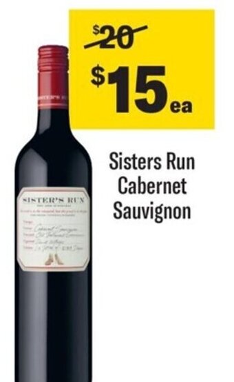 Coles Sisters Run Cabernet Sauvignon offer