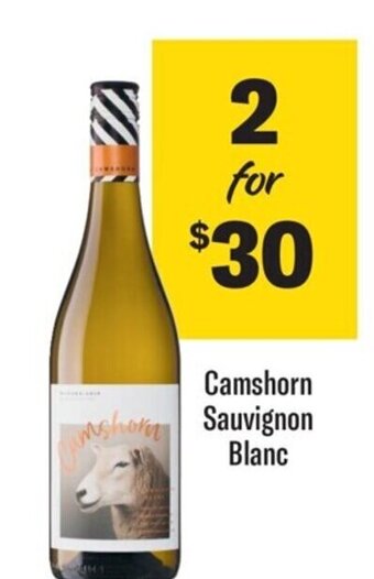 Coles Camshorn Sauvignon Blanc offer