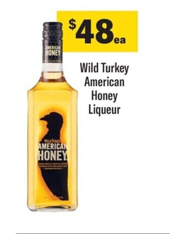 Coles Wild Turkey American Honey Liqueur offer