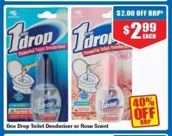 One Drop Toilet Deodoriser Scent