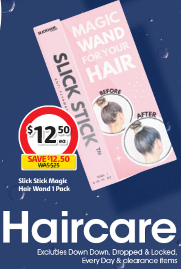 Slick Stick Magic Hair Wand 1 Pack offer at Coles