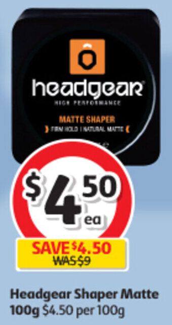 Coles Headgear Shaper Matte 100g offer