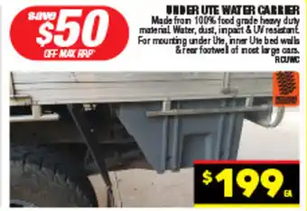 Autopro UNDER UTE WATER CARRIER offer