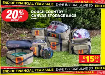 Autopro ROUGH COUNTRY CANVAS STORAGE BAGS offer