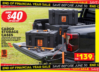 Autopro CARGO STORAGE CASES offer