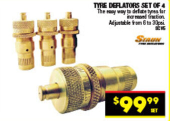 TYRE DEFLATORS SET OF 4