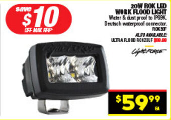 Autopro 20W Rok Led Work Flood Light offer