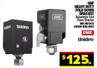 UHF HEAVY DUTY FOLD DOWN BRACKET