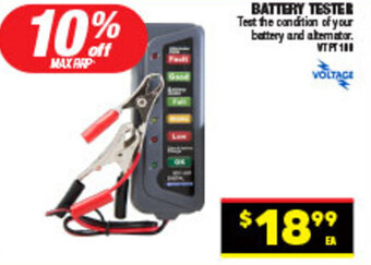 Autopro BATTERY TESTER offer