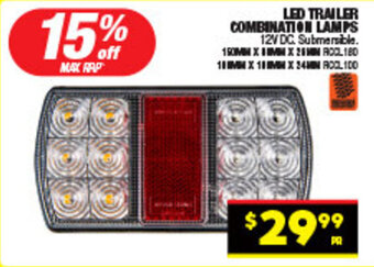 Autopro LED TRAILER COMBINATION LAMPS offer