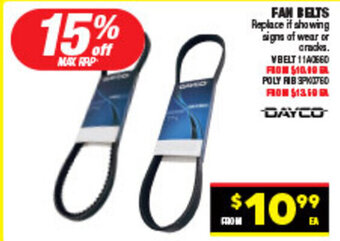 Autopro FAN BELTS offer