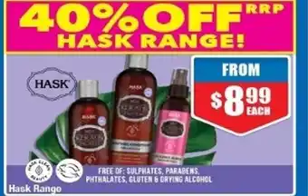 Chemist Warehouse Hask Range offer