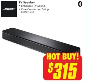The Good Guys BOSE TV Speaker offer