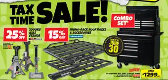 Autobarn 41"15 DRAWER TOOL CHEST & TROLLEY COMBO offer