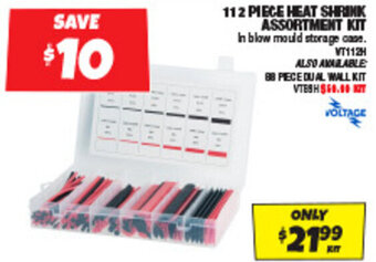 Autobarn 112 PIECE HEAT SHRINK ASSORTMENT KIT offer
