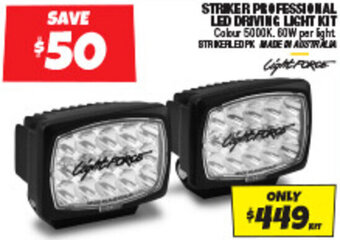 Autobarn STRIKER PROFESSIONAL LED DRIVING LIGHT KIT offer