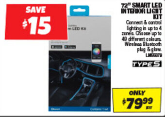 Autobarn 72" SMART LED INTERIOR LIGHT KIT offer