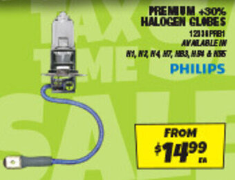Autobarn Premium +30% Halogen Globes offer