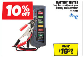 Autobarn BATTERY TESTER offer