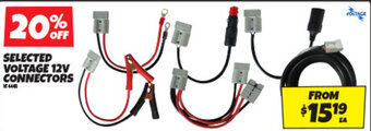 Autobarn SELECTED VOLTAGE 12V CONNECTORS offer