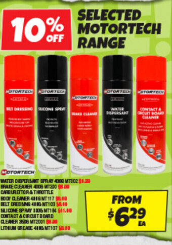 Autobarn SELECTED MOTORTECH RANGE offer