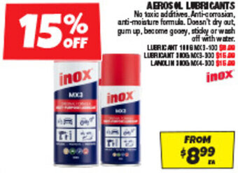 AEROSOL LUBRICANTS