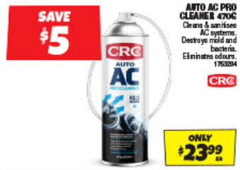 Autobarn AUTO AC PRO CLEANER 470G offer