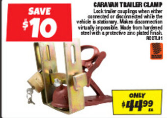 CARAVAN TRAILER CLAMP