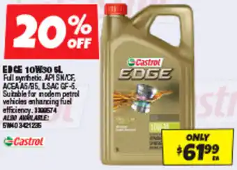 Autobarn EDGE 10W30 5L offer