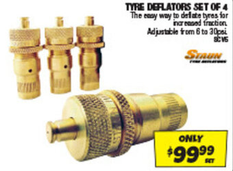 Autobarn TYRE DEFLATORS SET OF 4 offer