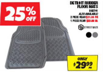 DETROIT RUBBER FLOOR MATS