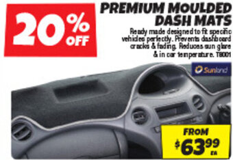 Autobarn PREMIUM MOULDED DASH MATS offer