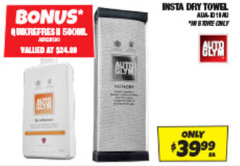 Autobarn INSTA DRY TOWEL offer