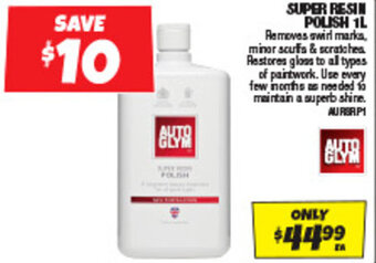 Autobarn SUPER RESIN POLISH 1L offer