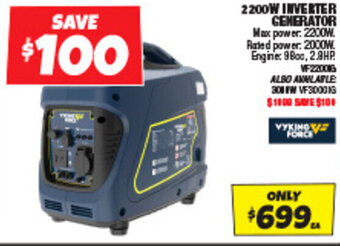 Autobarn 2200W INVERTER GENERATOR offer
