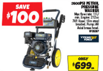 3500PSI PETROL PRESSURE WASHER