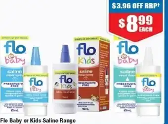 FLo Baby or Kids Saline Range