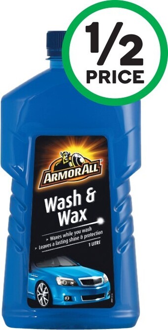 Woolworths Armor All Wash & Wax 1 Litre offer