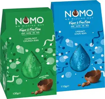 Woolworths NOMO Vegan & Free From Egg 110-130g offer