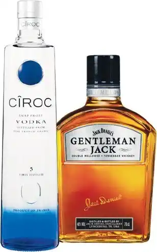 Woolworths Ciroc Vodka 750ml OR Gentleman Jack Whiskey 700ml offer
