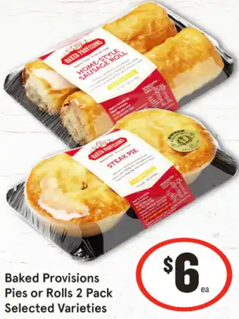 IGA Baked Provisions Pies or Rolls 2 Pack Selected Varieties offer