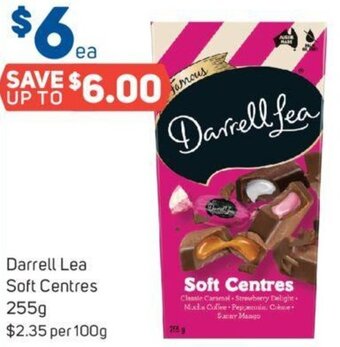 Foodland Darrell Lea Soft Centres 255g offer