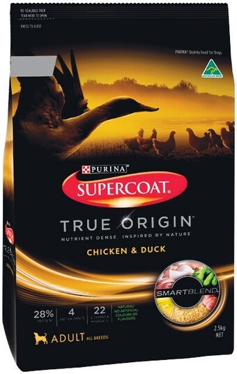 Woolworths Supercoat True Origin Dry Dog Food 2.5 kg offer
