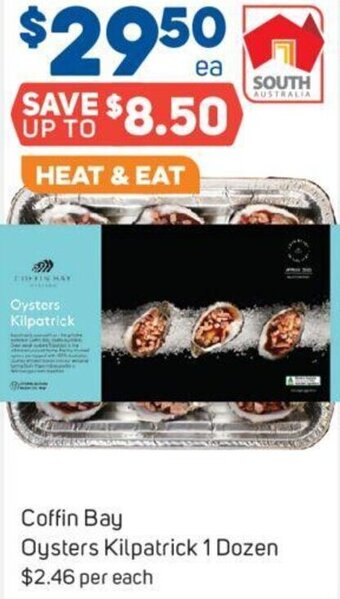 Coffin Bay Oysters Kilpatrick 1 Dozen
