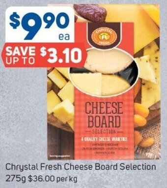 Foodland Chrystal Fresh Cheese Board Selection 275g offer
