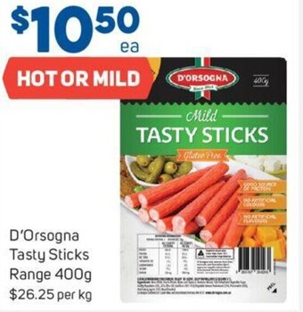 Foodland D'Orsogna Tasty Sticks Range 400g offer