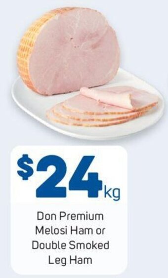 Foodland Don Premium Melosi Ham or Double Smoked Leg Ham offer