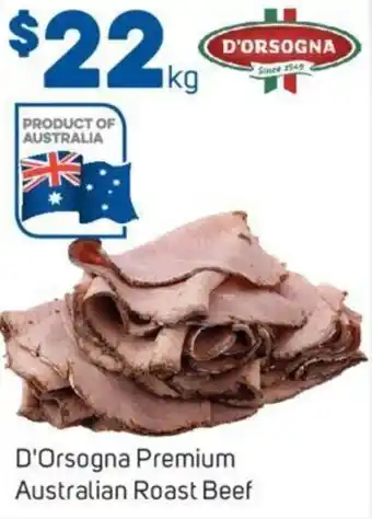 Foodland D'Orsogna Premium Australian Roast Beef offer