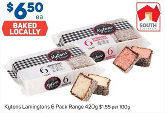 Foodland Kytons Lamingtons 6 Pack Range 420g offer